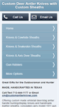 Mobile Screenshot of customantlerknives.com